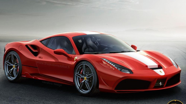 Digital Rendering of Ferrari 488 GTB Speciale