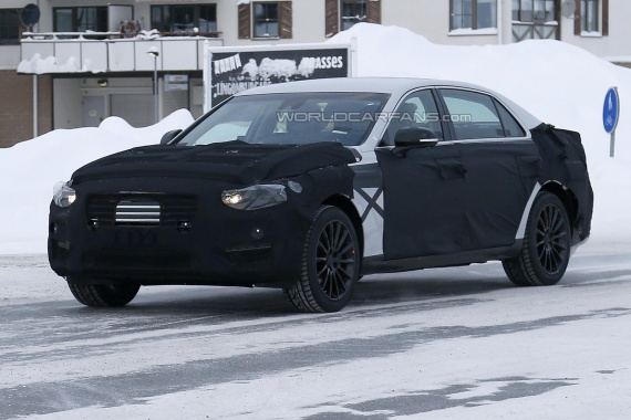 Hyundai Equus of 2016 Seen Close in Northern Scandinavia