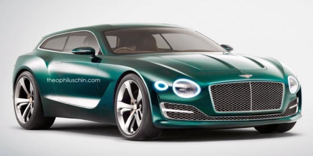 The EXP 10 Speed 6 concept from Bentley turned into a Shooting Brake