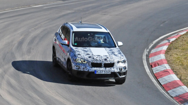 Second generation BMW X1 Surprised Spies during Its Testing on the Nurburgring