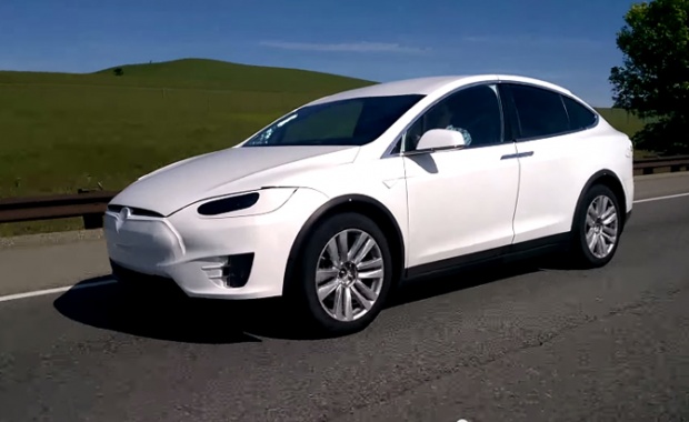 2016 Model X from Tesla was caught on Public Roads