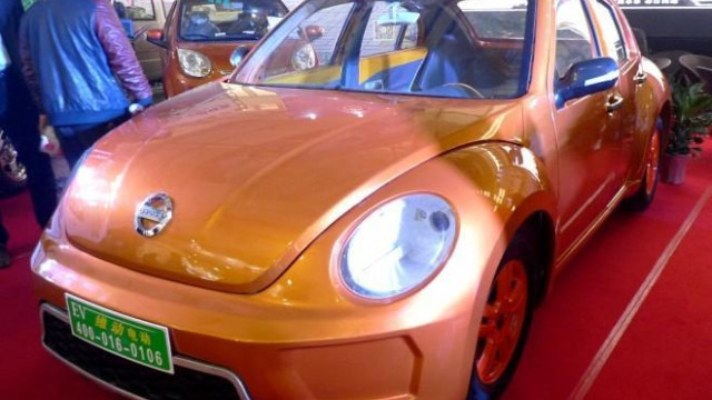 VIDOEV cheats VW Beetle, but adds Electric Motor and Rear Doors