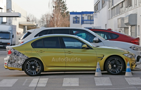 BMW M3 Facelift spotted while Testing