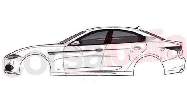 Unofficial Sketches of Alfa Romeo Giulia before its Presentation