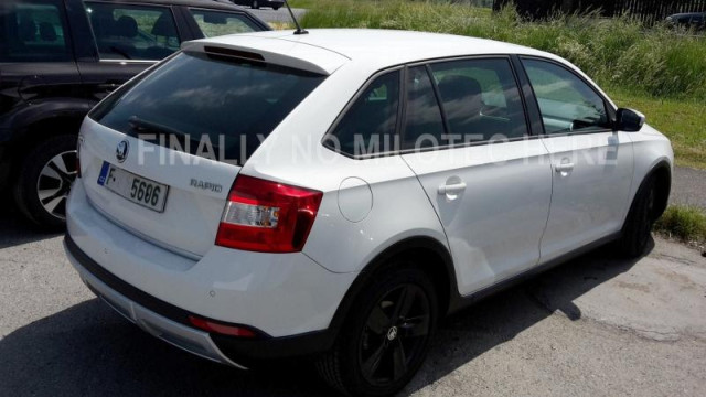 Skoda Rapid Scout without Camouflage!