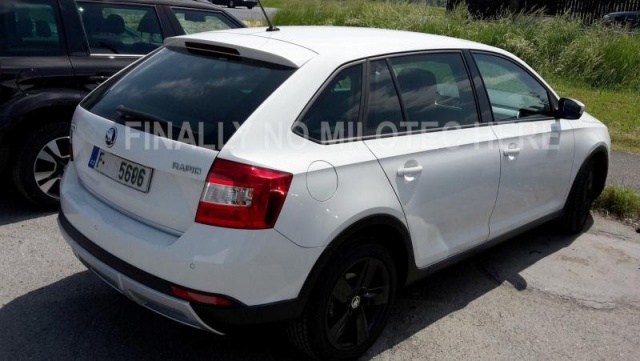 Skoda Rapid Scout without Camouflage!