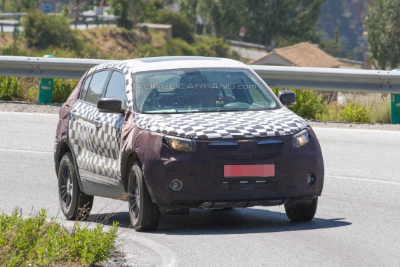 A New Qoros SUV captured in Southern Europe