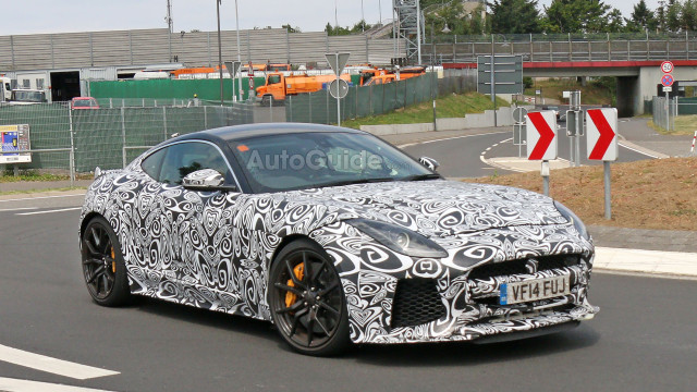 Spy Photos of the Jaguar F-Type SVR with Production Body