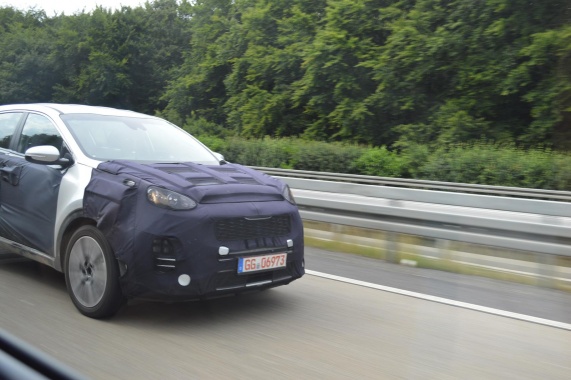2016 Kia Sportage was spotted on the Autobahn in Germany