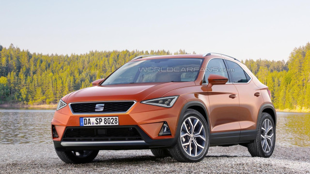 Rendering of SEAT Ibiza-Based Crossover before 2017