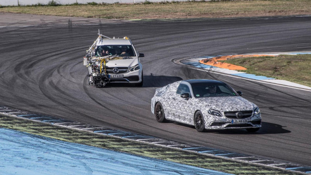 More Teasers of the C63 AMG Coupe from Mercedes