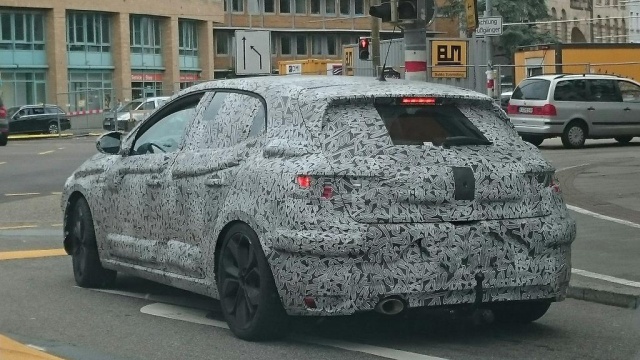 New Megane from Renault was seen during Testing in Germany