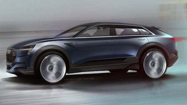 Audi e-tron Quattro Concept gives a look at the Fully-Electric SUV