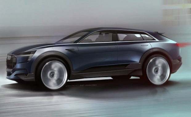 Audi e-tron Quattro Concept gives a look at the Fully-Electric SUV