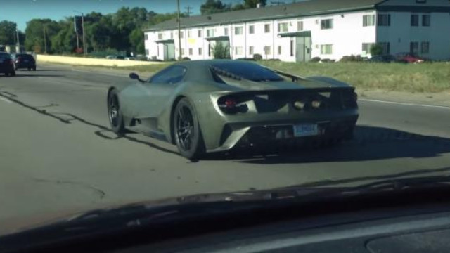 2017 GT Test Mule from Ford was seen in Detroit