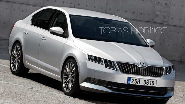 New Headlight Layout of 2017 Skoda Octavia Facelift