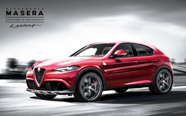 Virtual Rendering of the First Alfa Romeo SUV