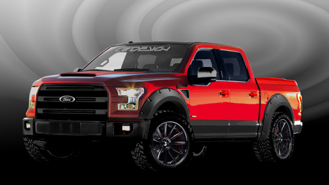 Custom F-150 Pickups from Ford are prepared for SEMA