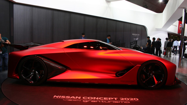 A Red Concept 2020 Vision Gran Turismo from Nissan