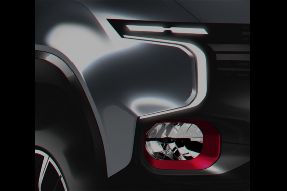 See Teaser for Chevrolet Colorado Fuel-Cell Car