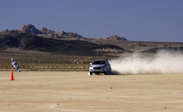 Land Speed Record of Hyundai Tucson Fuel Cell