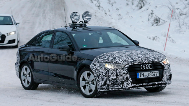 Paparazzi caught Facelifted Audi A3 Sedan