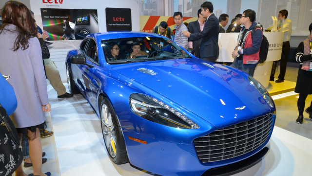 Consumer Electronics Show staged Rapide S concept debut