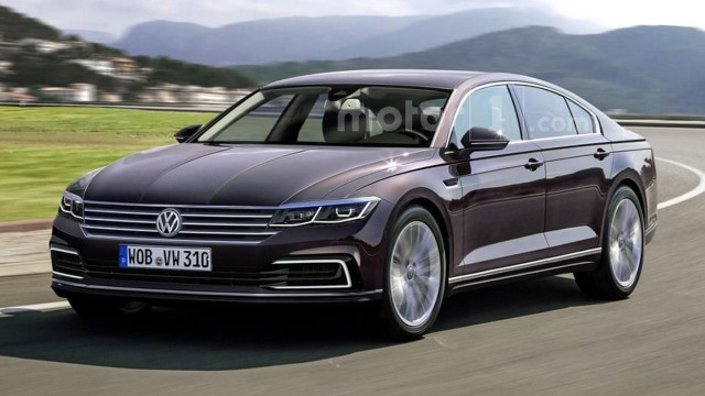 Rendering of the Next VW Phaeton