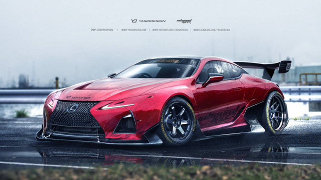 Renderings of Lexus LC 500