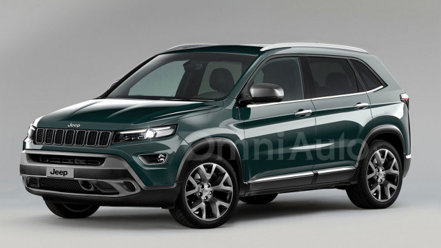 Rendering of 2017 Jeep compact SUV