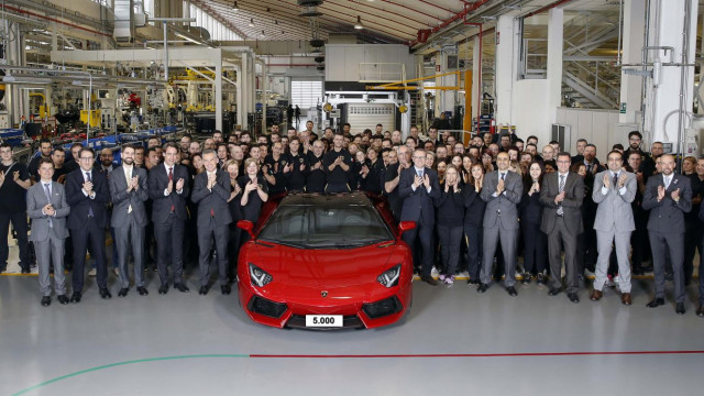 5,000 Lamborghinis Aventador