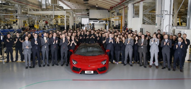 5,000 Lamborghinis Aventador