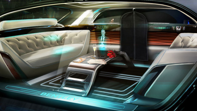 Holographic Butler from Bentley for Driverless Vehicles