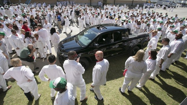 Production of the 2017 Honda Ridgeline