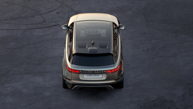 A Large See-Through Roof Of Range Rover Velar