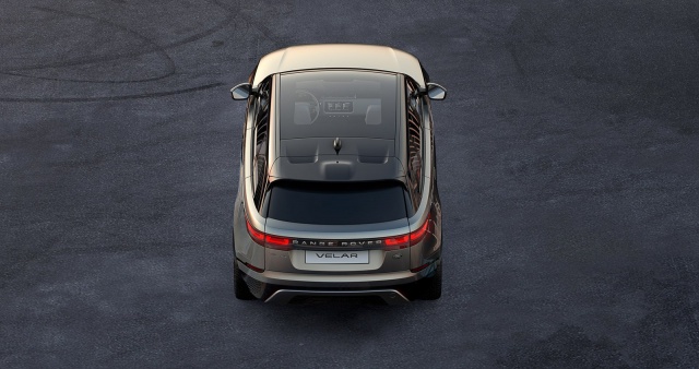 A Large See-Through Roof Of Range Rover Velar