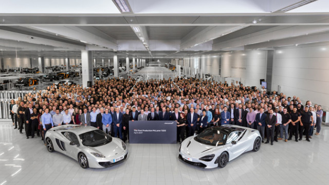 Production Of The 1st McLaren 720S