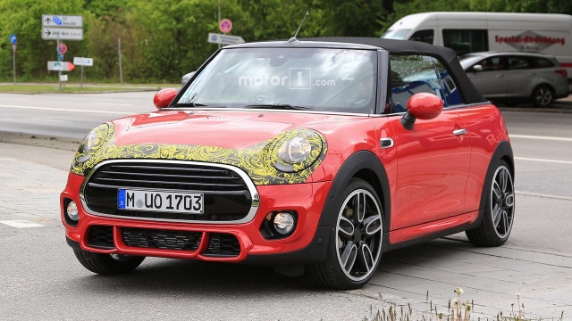 Paparazzi Caught Mini Convertible And Cooper S Hiding A Light Facelift