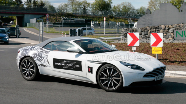 Less Camouflage For Aston Martin DB11 Volante Before Its Debut