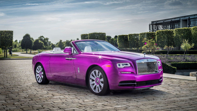 Custom Car: Rolls-Royce Dawn In Fuxia Color