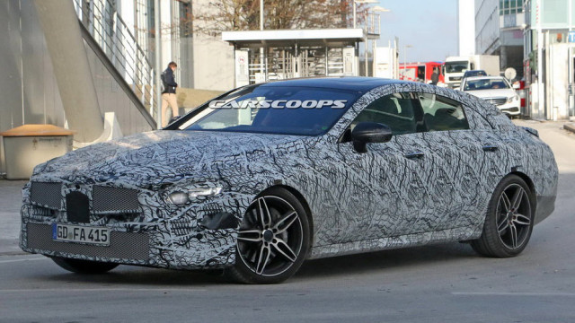 Next Year's Mercedes CLS Seen With Almost No Camouflage