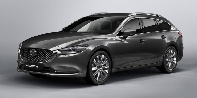 The Mazda 6 Wagon goes to in the footsteps of the renewed sedan