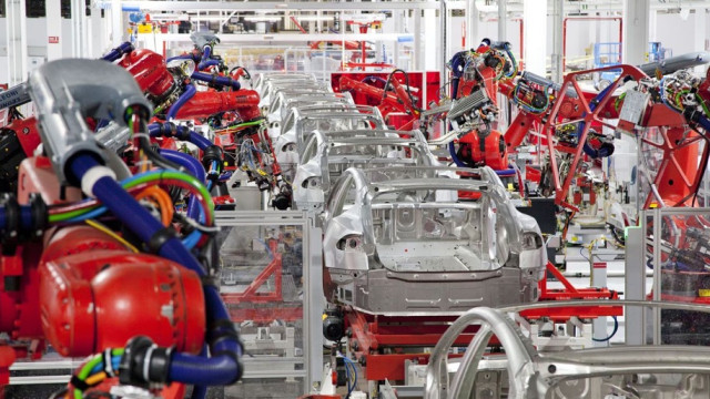 The production of Tesla Model 3 stopped