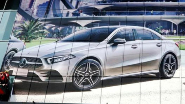 The exterior of sedan Mercedes-Benz A-Class is revealed