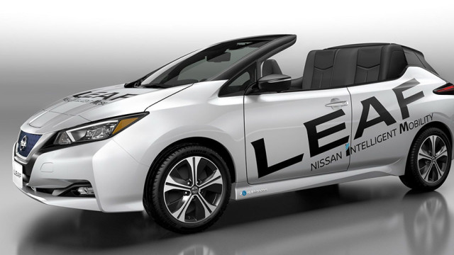 The new Nissan Leaf said goodbye to the roof