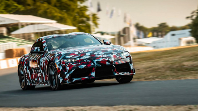 First video from the races of revived Toyota Supra