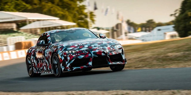 First video from the races of revived Toyota Supra