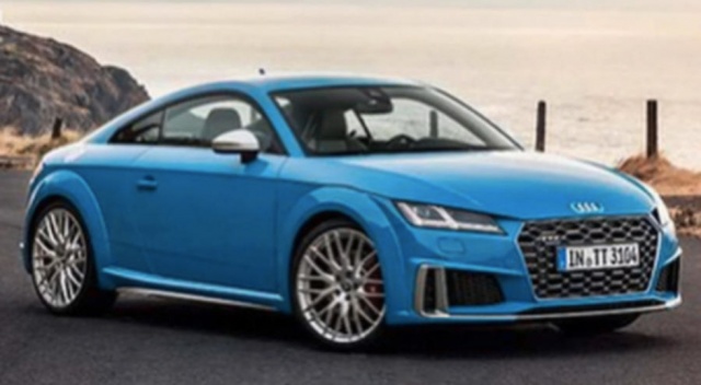 Declassified the restyling Audi TT coupe