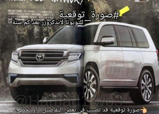 The new Toyota Land Cruiser is expected for 2020