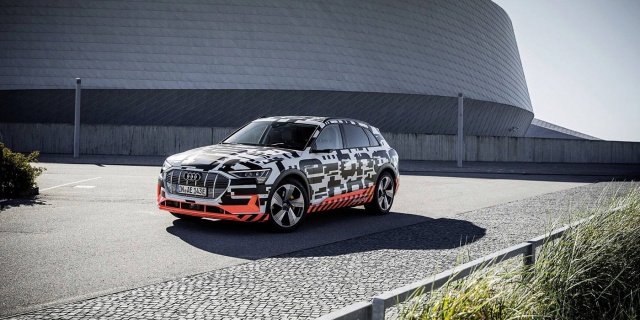 Audi first electric crossover received own debut date